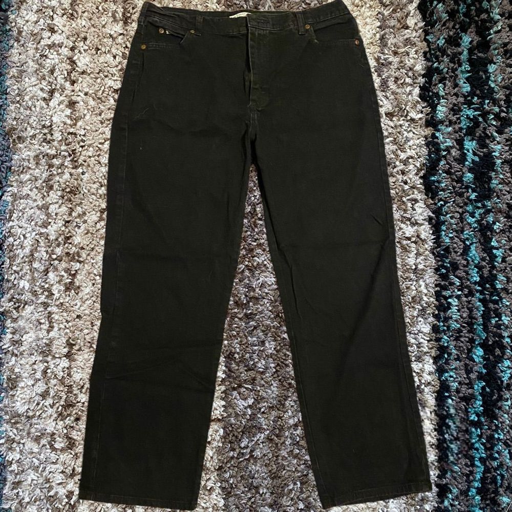 Womens size 14 Short  Black Relaxed Straight Fit by Lee